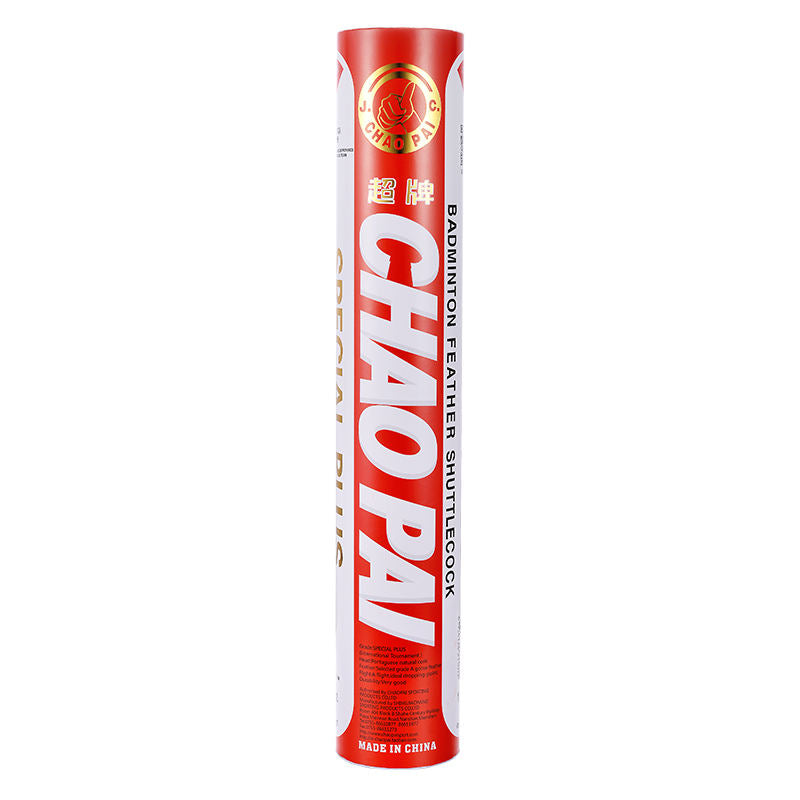 Chaopai Special Plus High Quality BWF Approved Most Durability Flight a Feather Chaopai Tournament Shuttlecocks Goose Feather