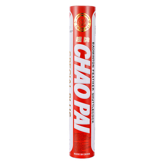 Chaopai Special Plus High Quality BWF Approved Most Durability Flight a Feather Chaopai Tournament Shuttlecocks Goose Feather