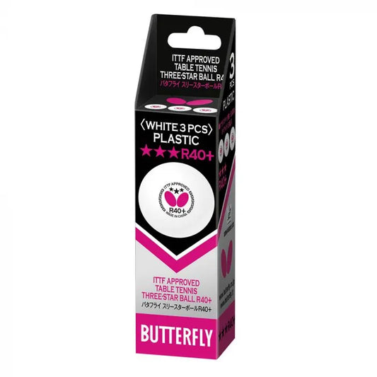 Butterfly THREE-STAR R40+Ball (Box of 3)