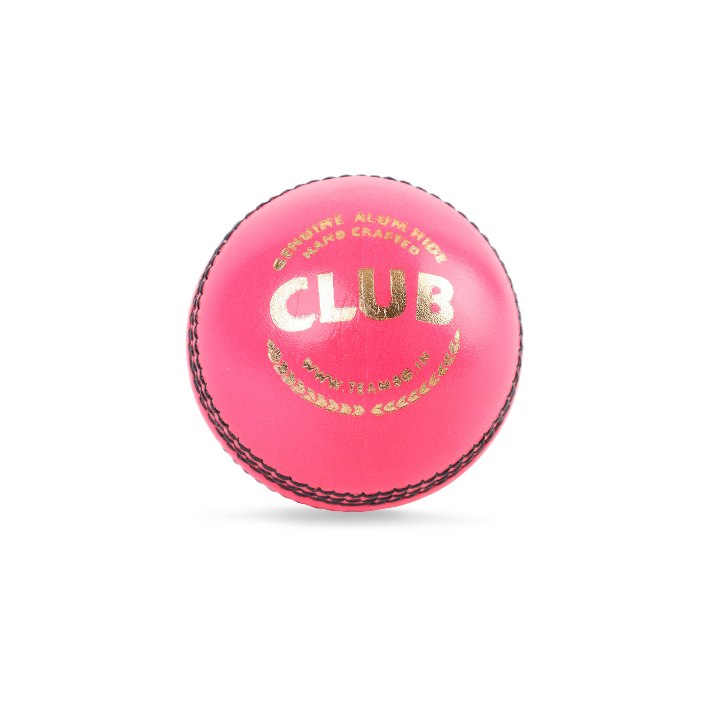 SG Clubª Pink Cricket Leather Ball (SG Pink Ball)