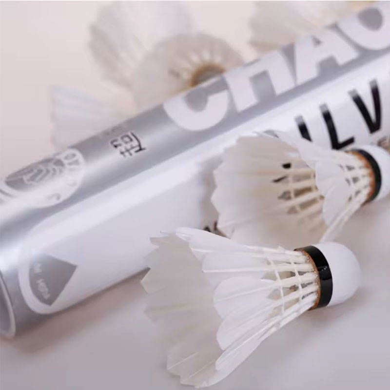 Chaopai High Quality Silver Class B Feather Shuttlecocks Most Durable Flight Badminton Duck Shuttlecock