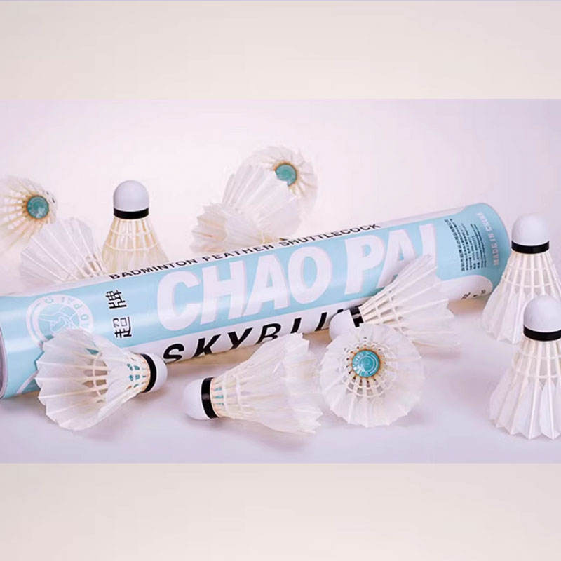Chaopai Light Blue High Quality Badminton Goose Feather Ball Class B Shuttlecocks