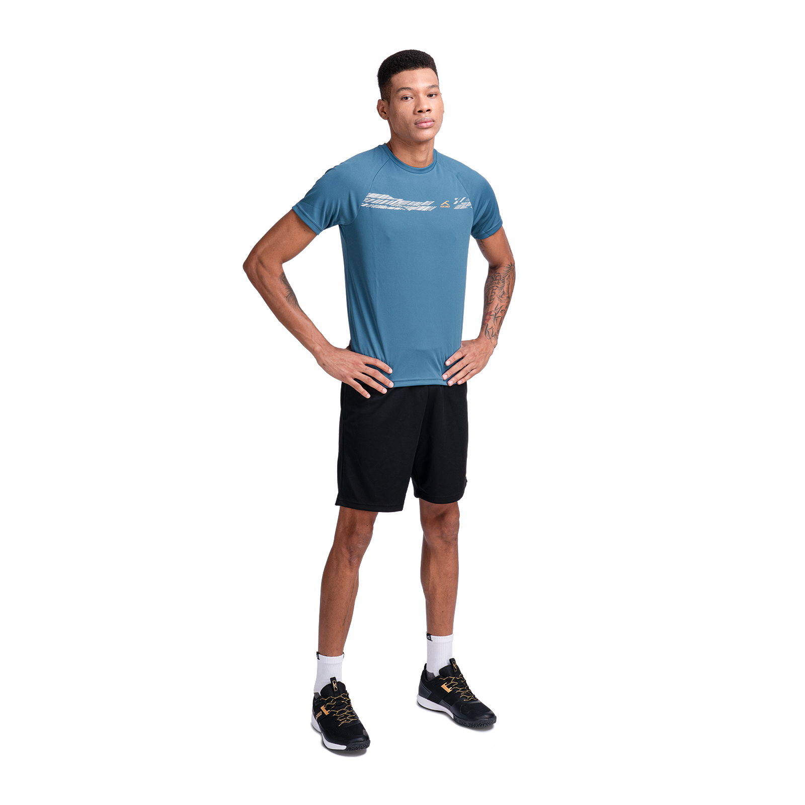 Scrape T-Shirt-Ash Blue