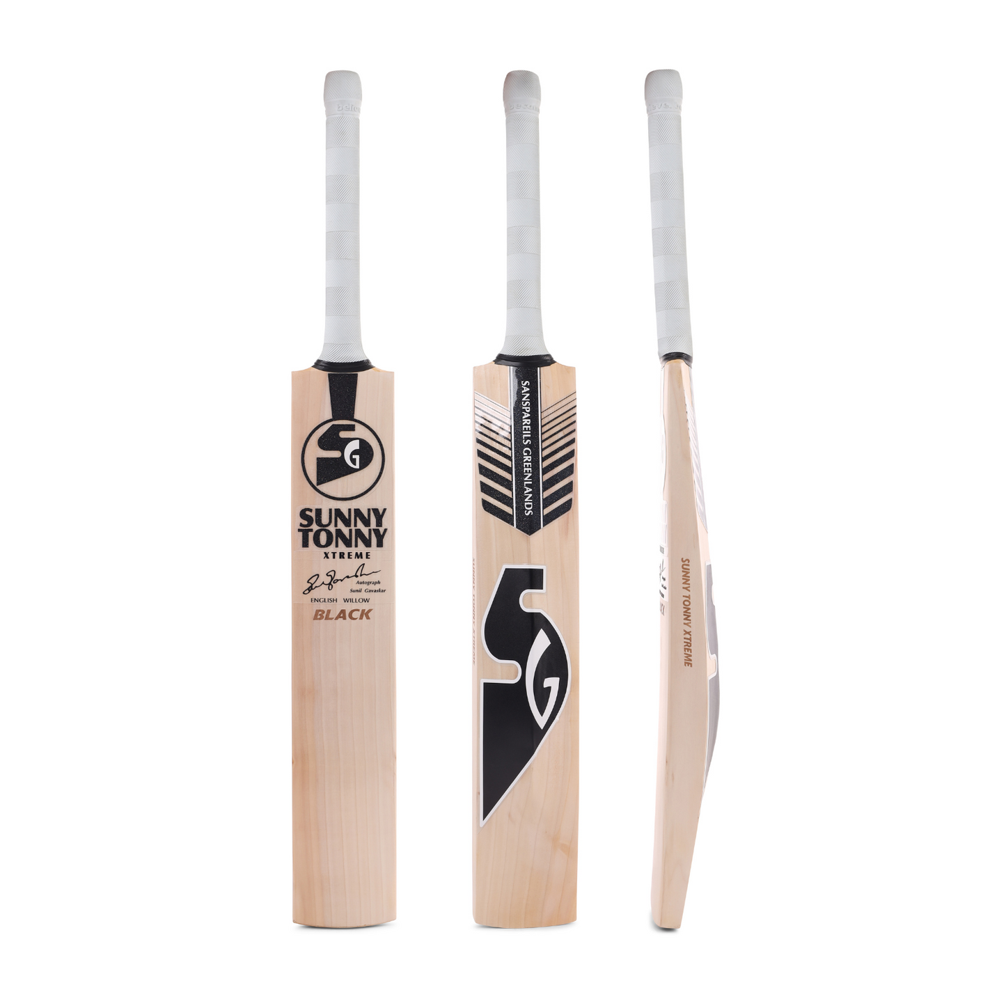مضرب كريكيت SG Sunny Tonny Xtreme Black English Willow