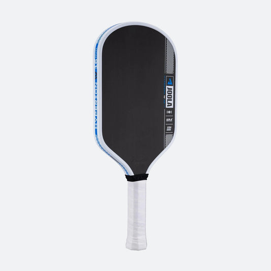 White background, product image showing an angled view of the JOOLA Simone Jardim Hyperion Pro IV Pickleball Paddle.