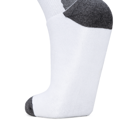 Ace High Quarter Length Performance Sports Socks_White