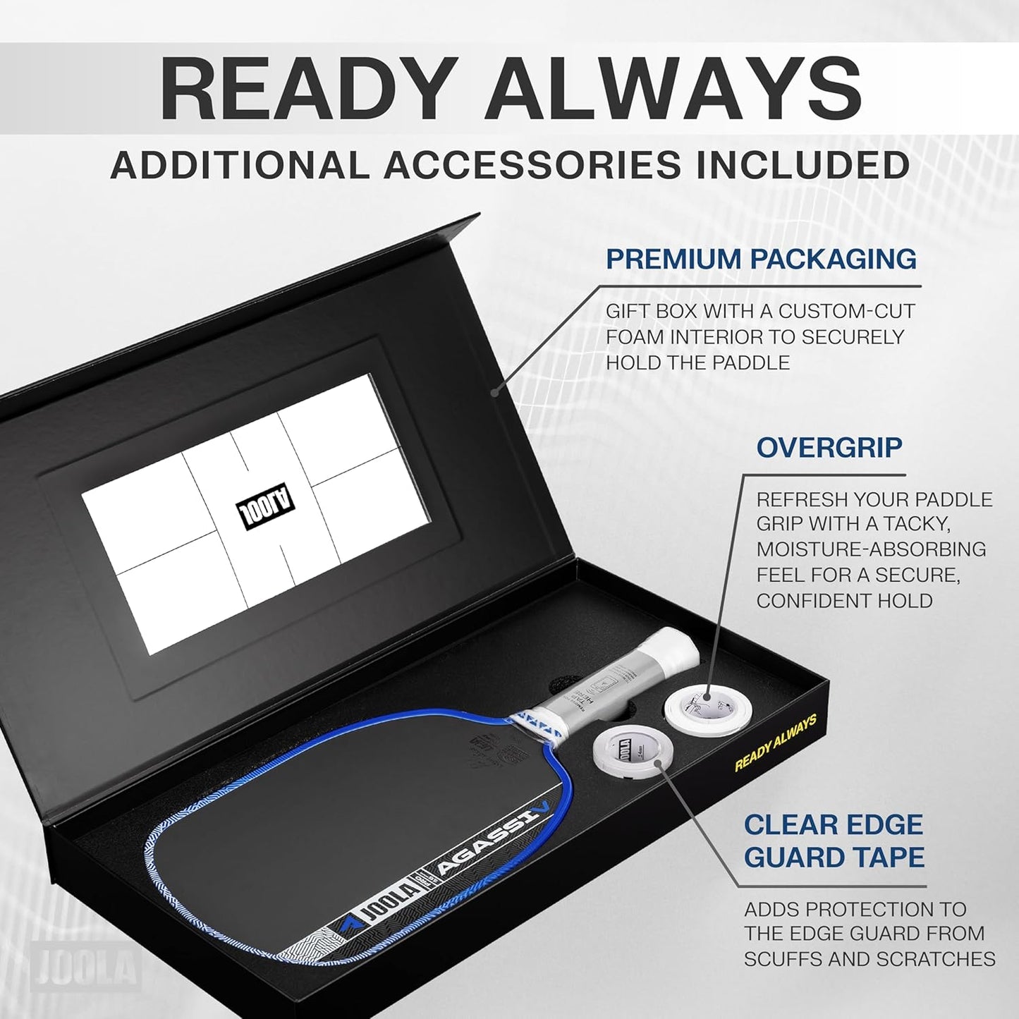 JOOLA Agassi Pro V Andre Agassi Royal Blue Pickleball Paddle