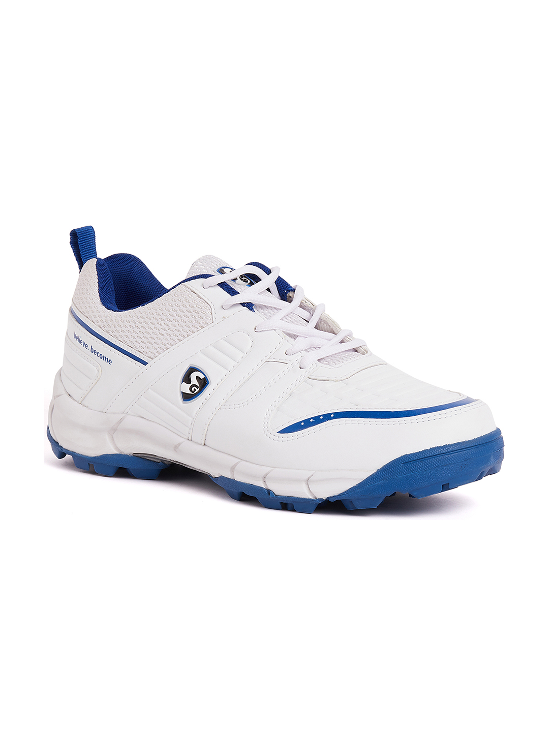 SG Steadler 6.0 Cricket Shoes White/Royal Blue