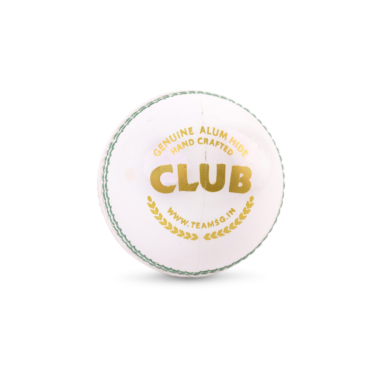 SG Clubª White Cricket Leather Ball