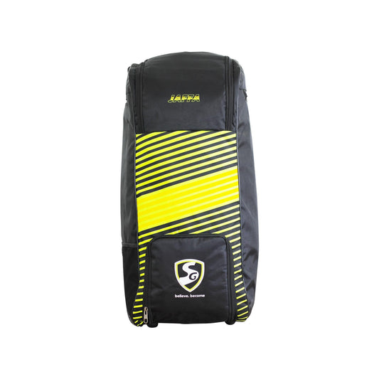 حقيبة أدوات SG JAFFA DUFFLE WHEELIE باللون الأسود/الأصفر الفاتح