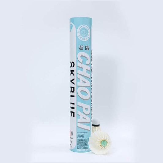 Chaopai Light Blue High Quality Badminton Goose Feather Ball Class B Shuttlecocks