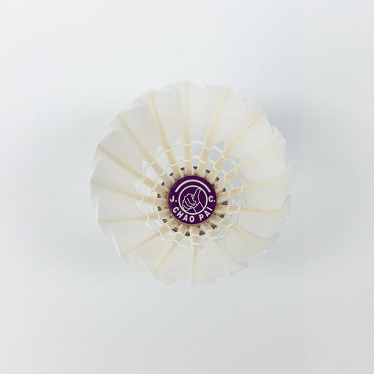 PURPLE Chaopai Brand Badminton Shuttlecocks Goose Feather Good Durability Competition Senior Players