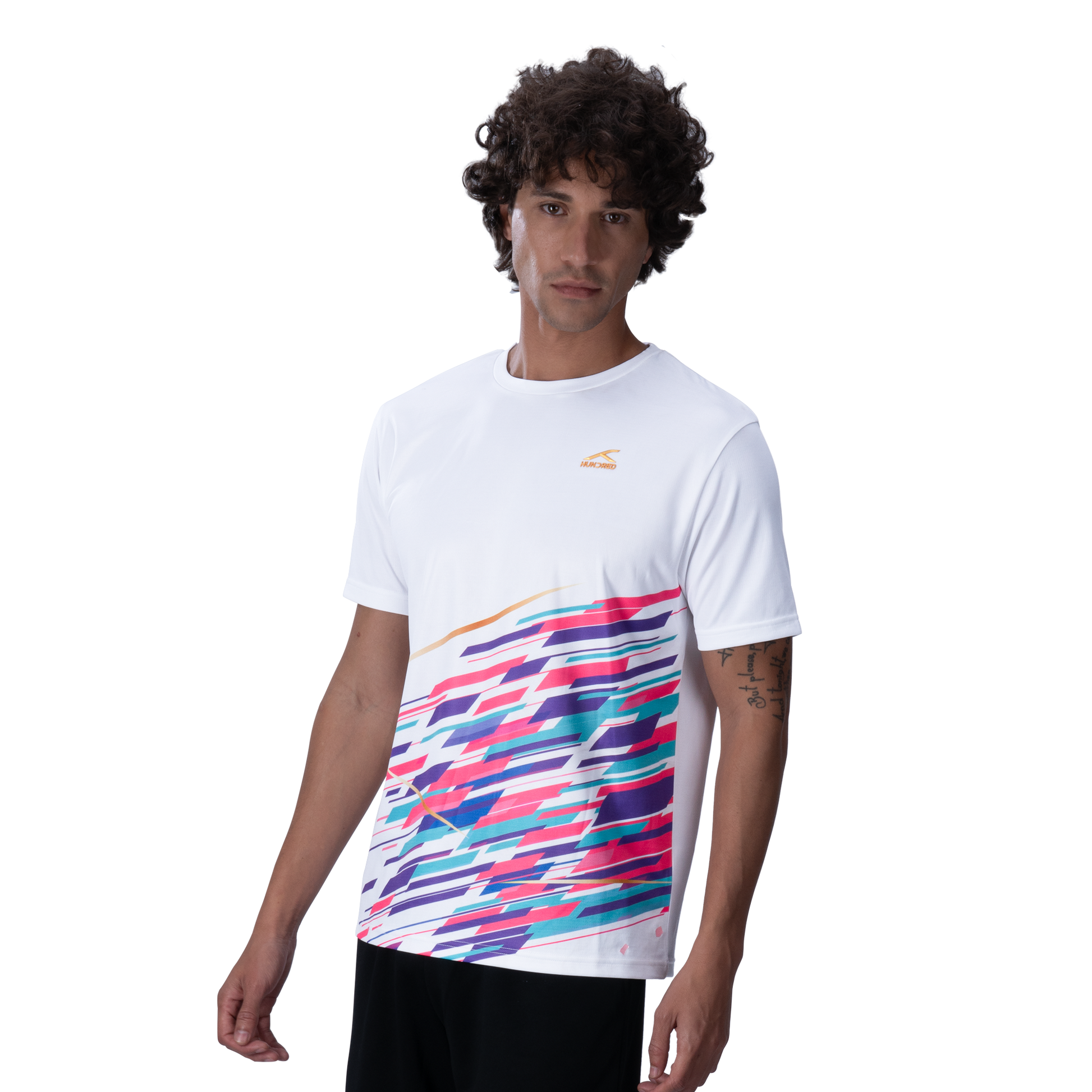 Air Crush T-Shirt - WHITE/GOLD