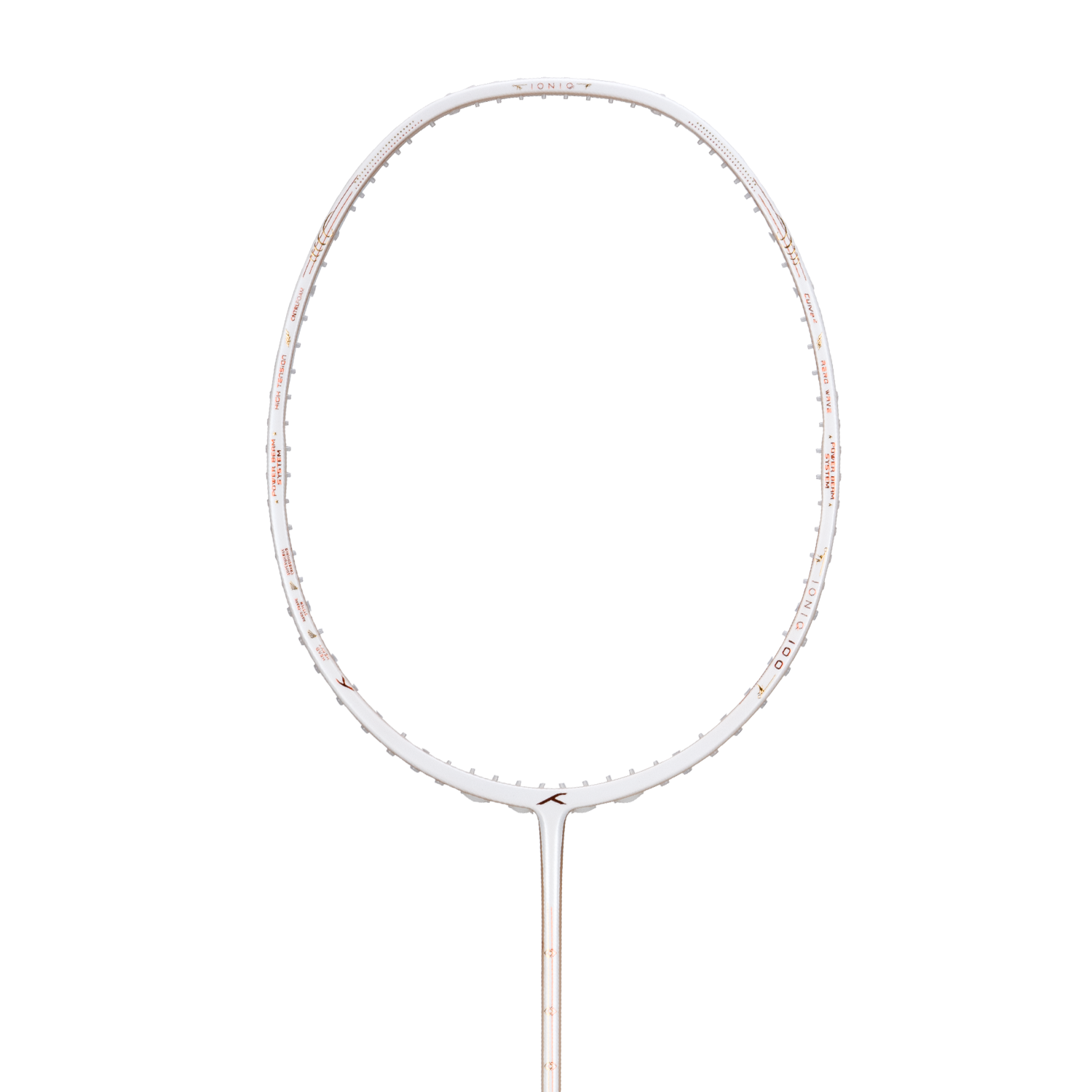 IONIQ 100 LTD - WHITE/GOLD (UNSTRUNG)