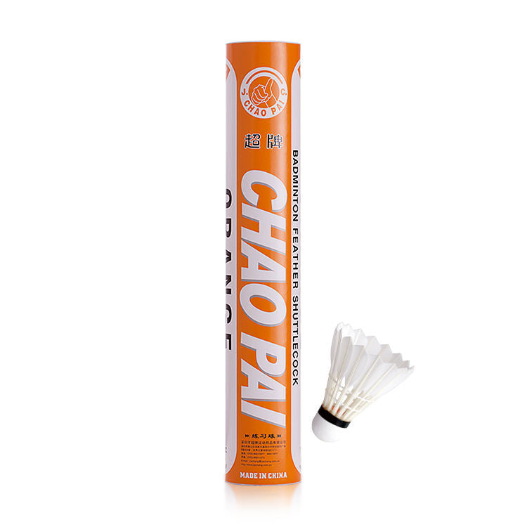 Chaopai Orange Most Durability Flight ABC Chaopai Badminton Shuttlecocks Goose