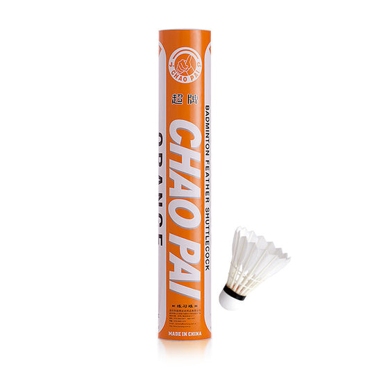 Chaopai Orange Most Durability Flight ABC Chaopai Badminton Shuttlecocks Goose