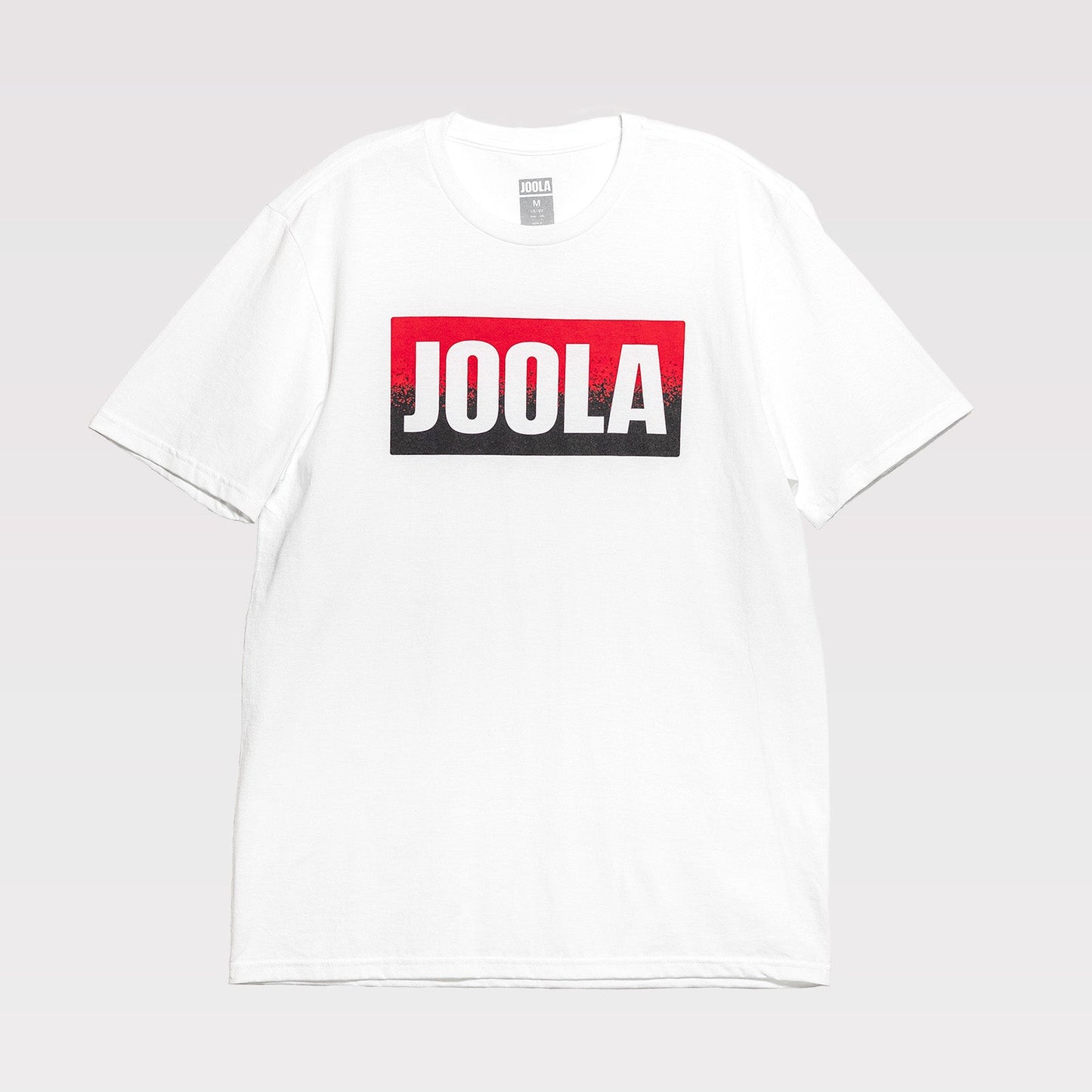 White background, white JOOLA Men?ôs Lava Wordmark Short Sleeve Graphic Tee.