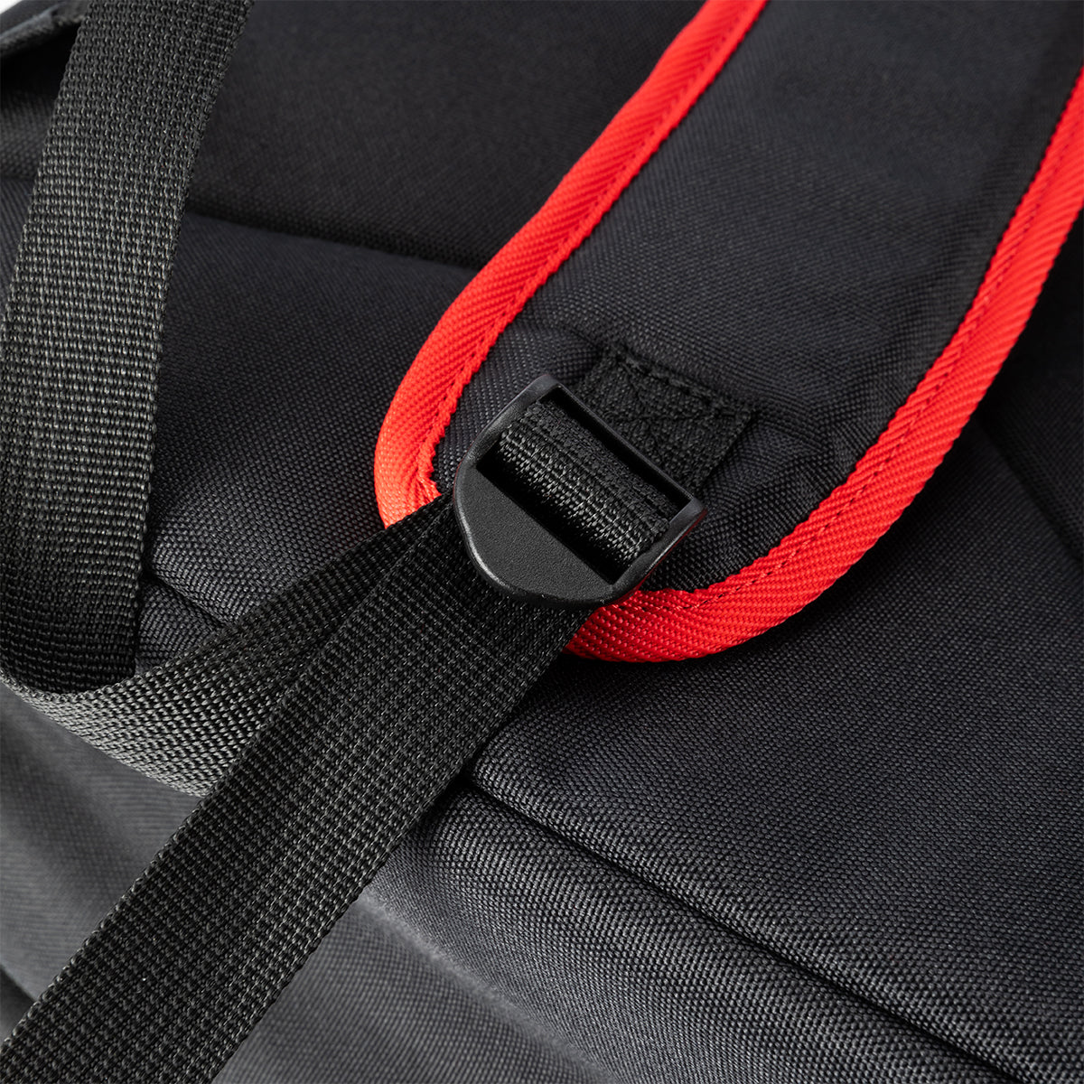 Close up on the detail of the strap of a Agassi x JOOLA Agassi Vision II backpack.