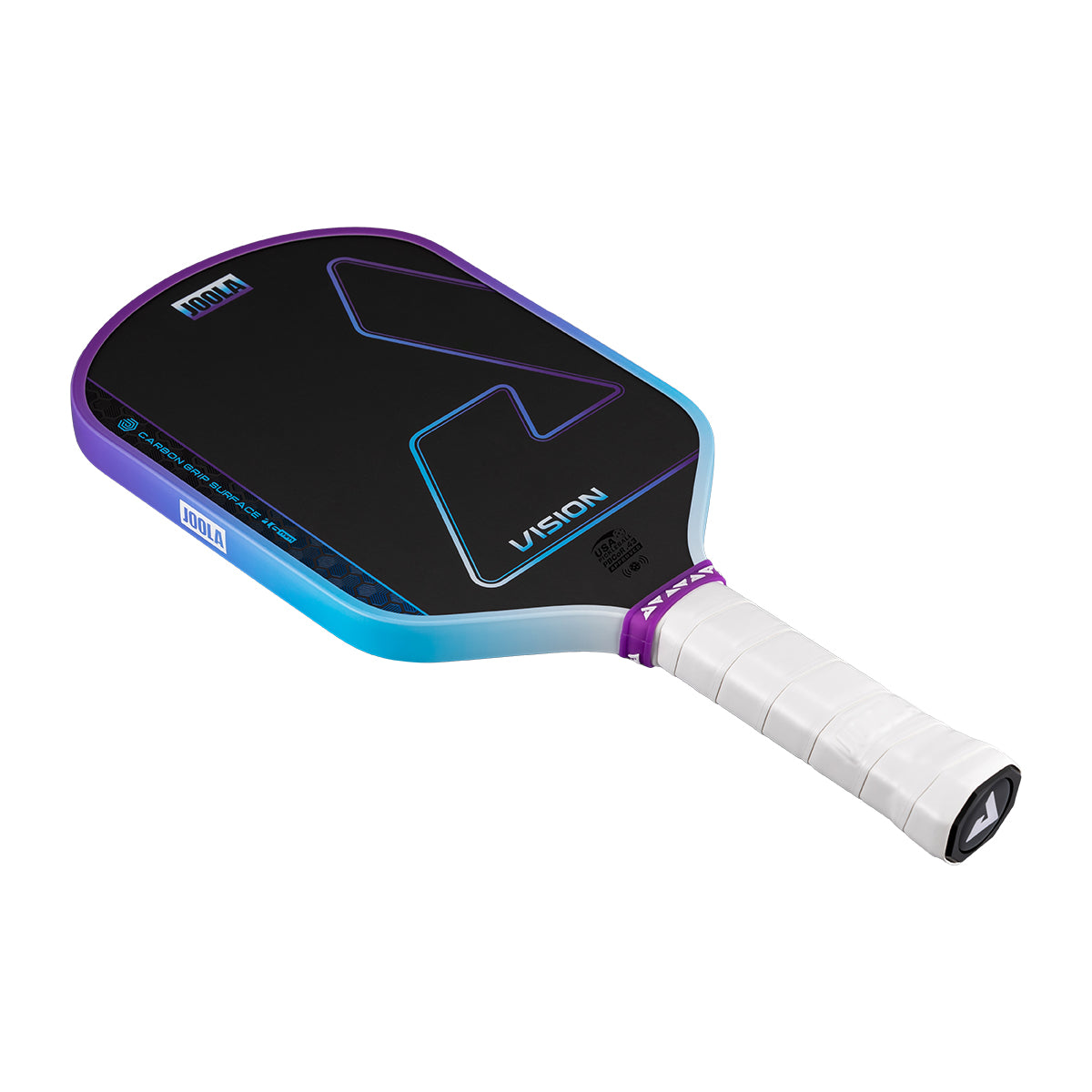 White background, angled product image of the JOOLA Hyperion Vision pickleball paddle.