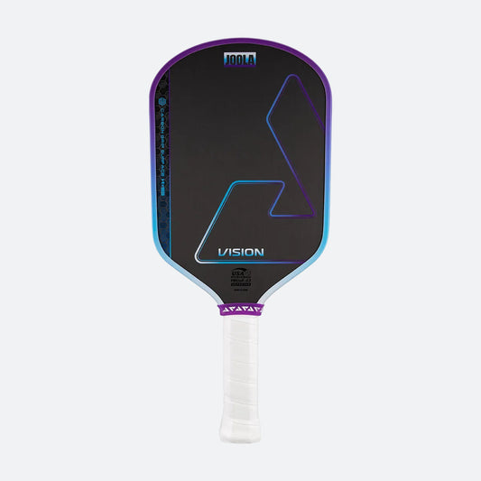 White background, prodcut image of the JOOLA Hyperion Vision pickleball paddle.