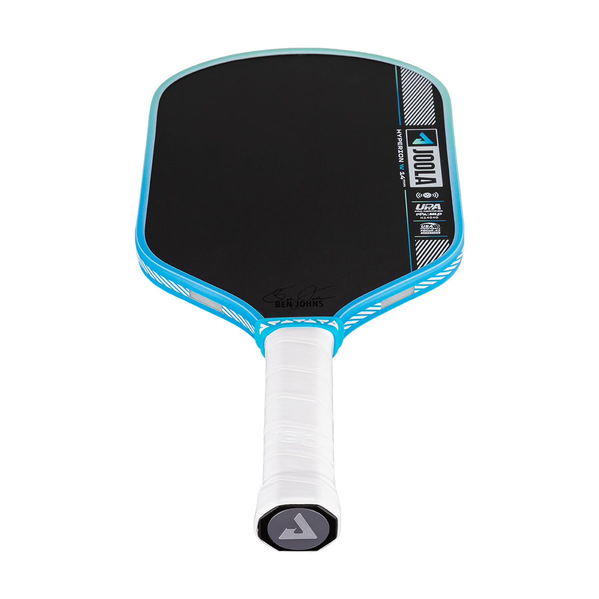 White background, Image of the JOOLA Pro IV Hyperion Pickleball Paddle, 14mm.