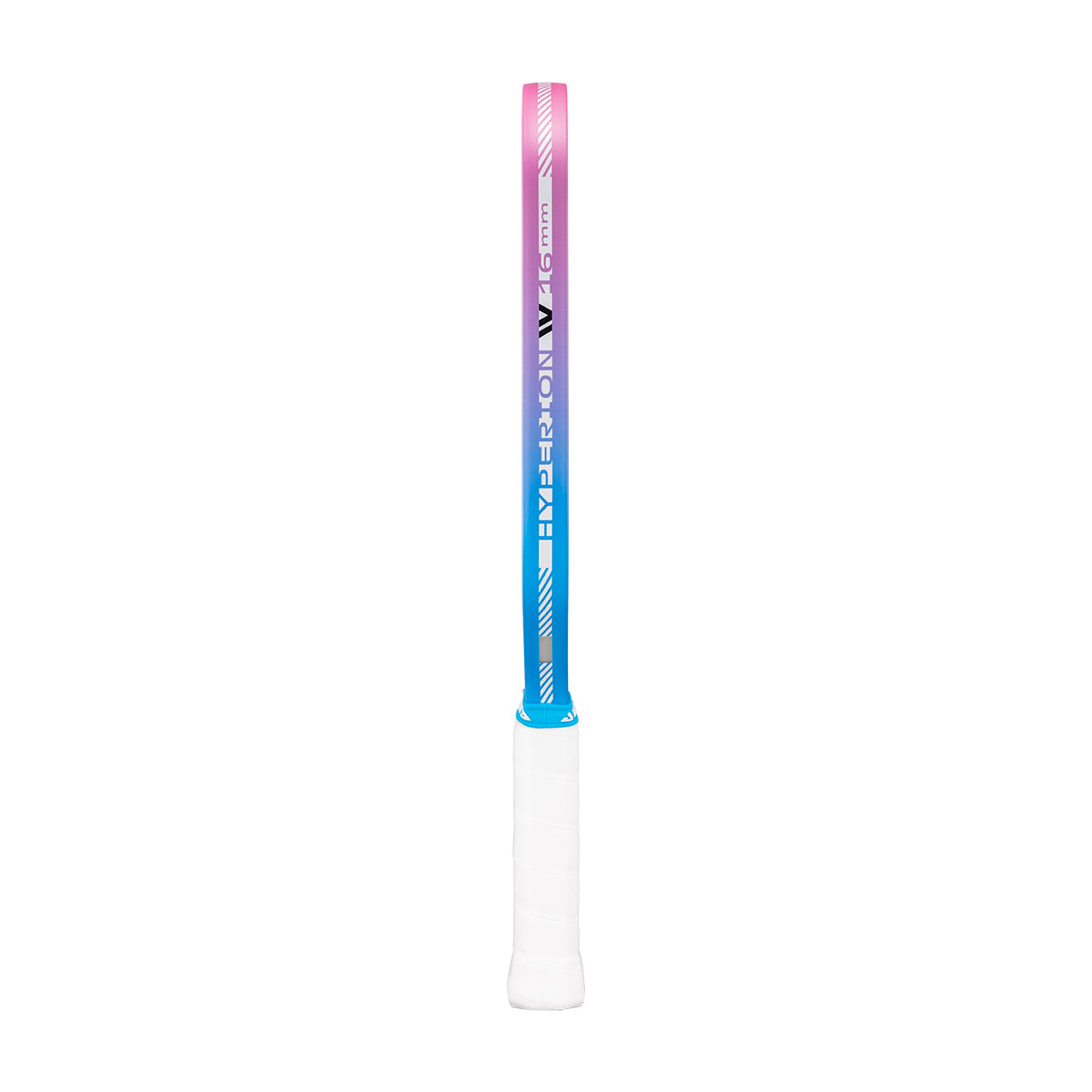 JOOLA edge guard gradient with a white shaft and colorful grip on a white background.