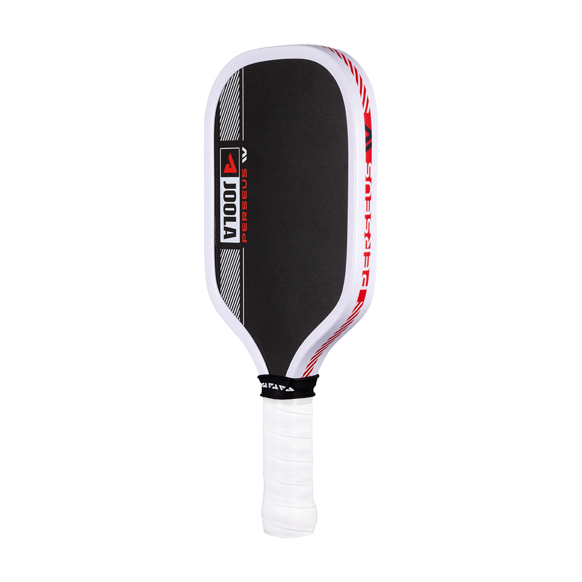 White background, angled view of the JOOLA Perseus Pro IV replica miniature paddle.