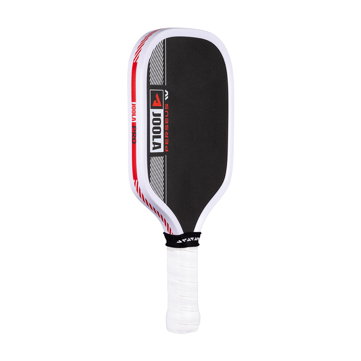 White background, angled view of a JOOLA Perseus Pro IV replica miniature paddle.