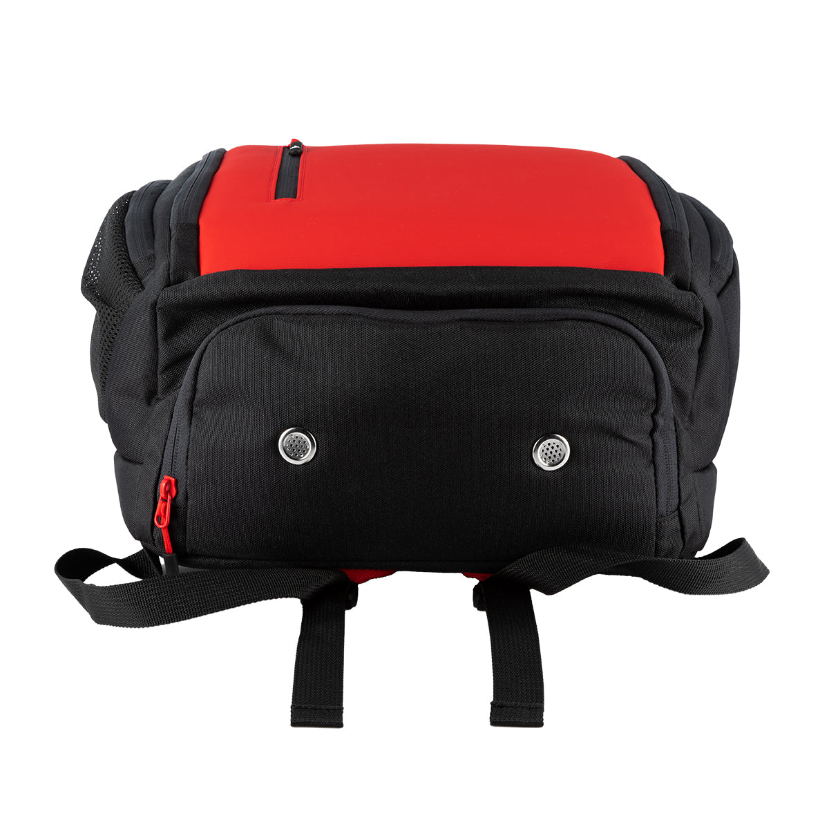 White background, image showing the bottom of the Agassi Vision II backpack.
