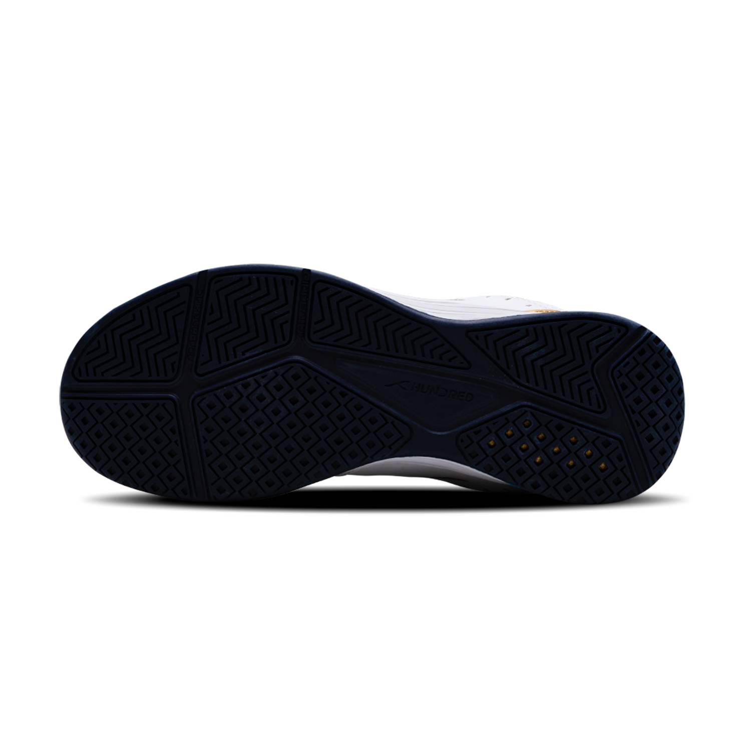 Court Shield-White/Navy/Gold