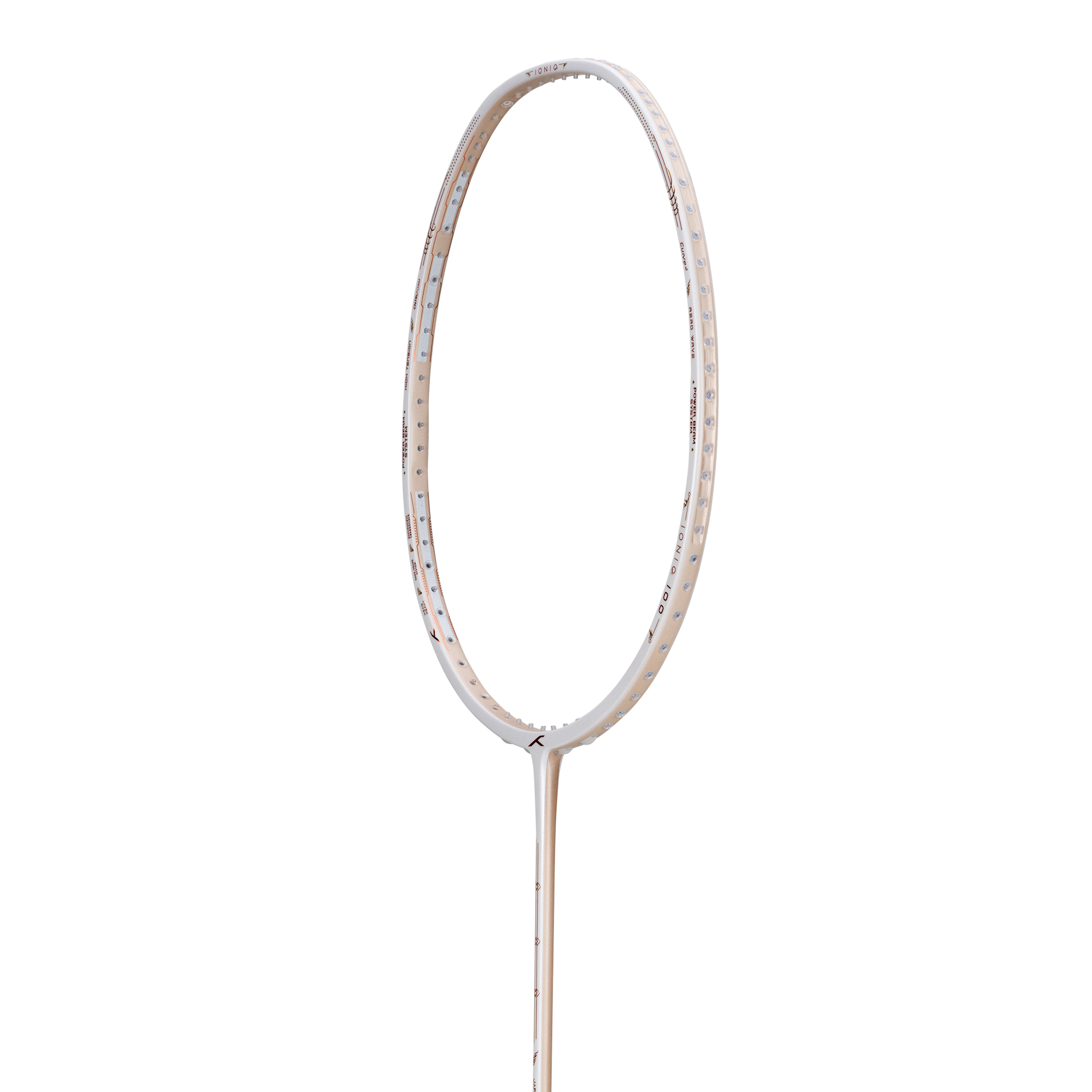 IONIQ 100 LTD - WHITE/GOLD (UNSTRUNG)