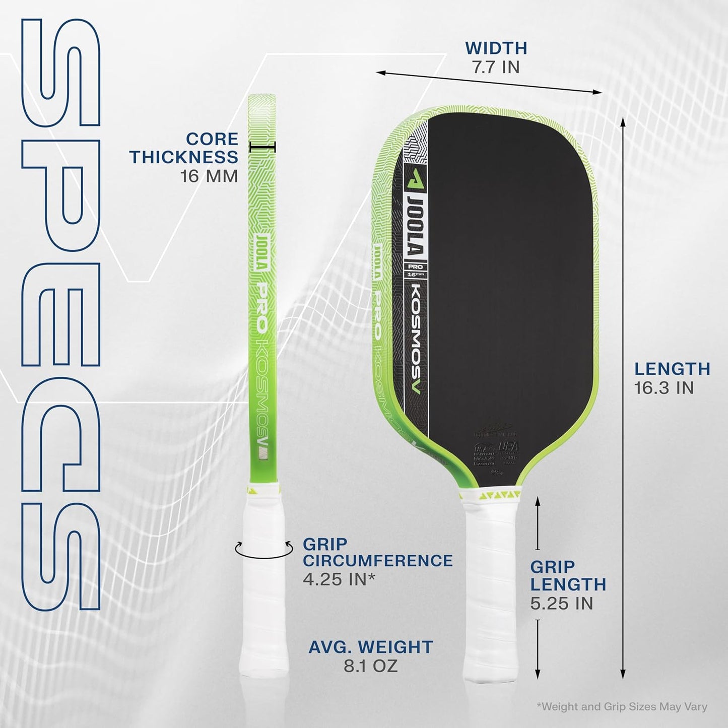 JOOLA Kosmos Pro V Federico Staksrud Pickleball Paddle