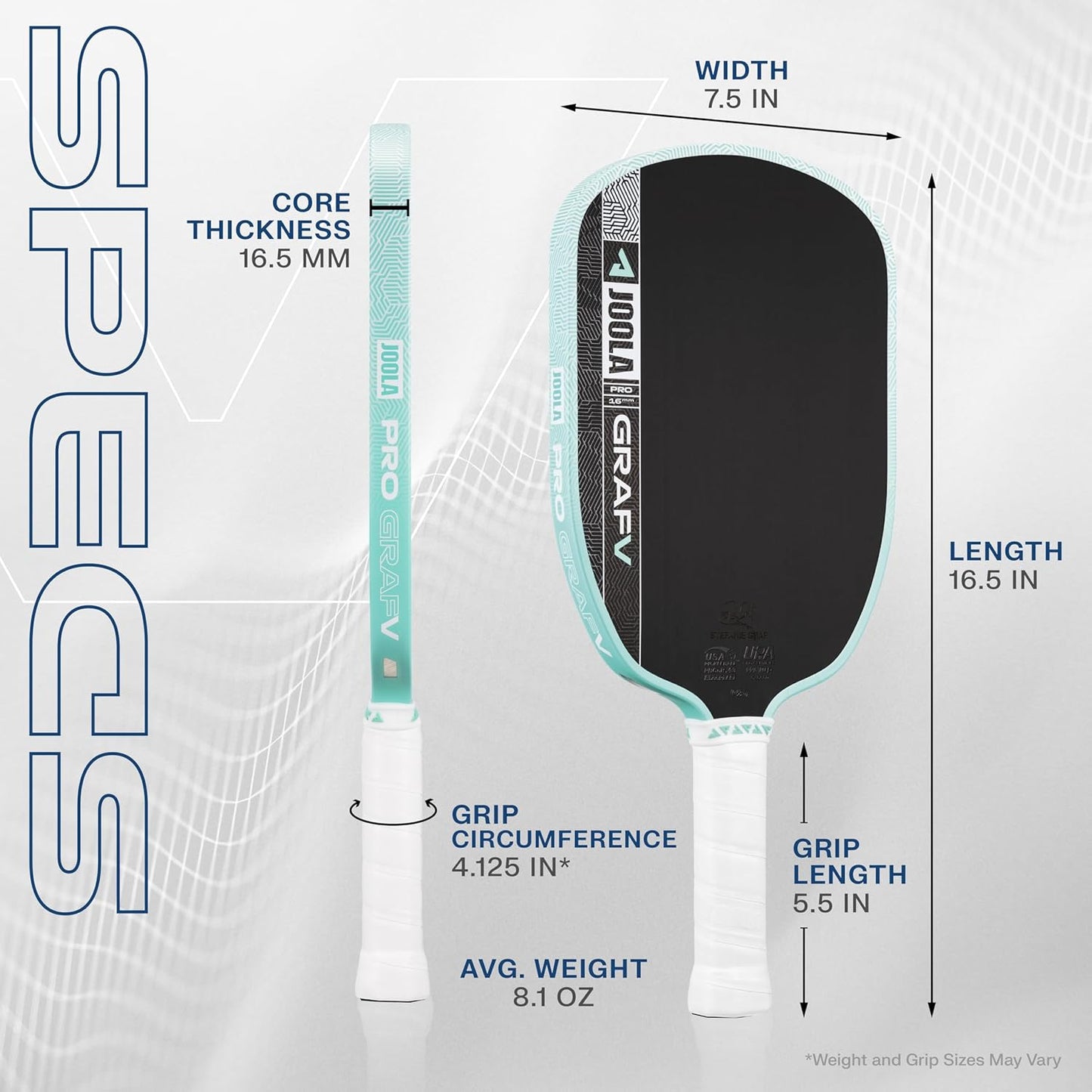 JOOLA Graf Pro V Steffi Graf Seaside Green Pickleball Paddle