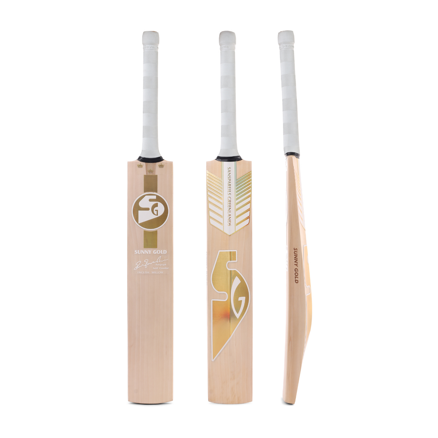 SG Sunny Gold¨ Finest English Willow grade 2 Cricket Bat (Leather Ball)