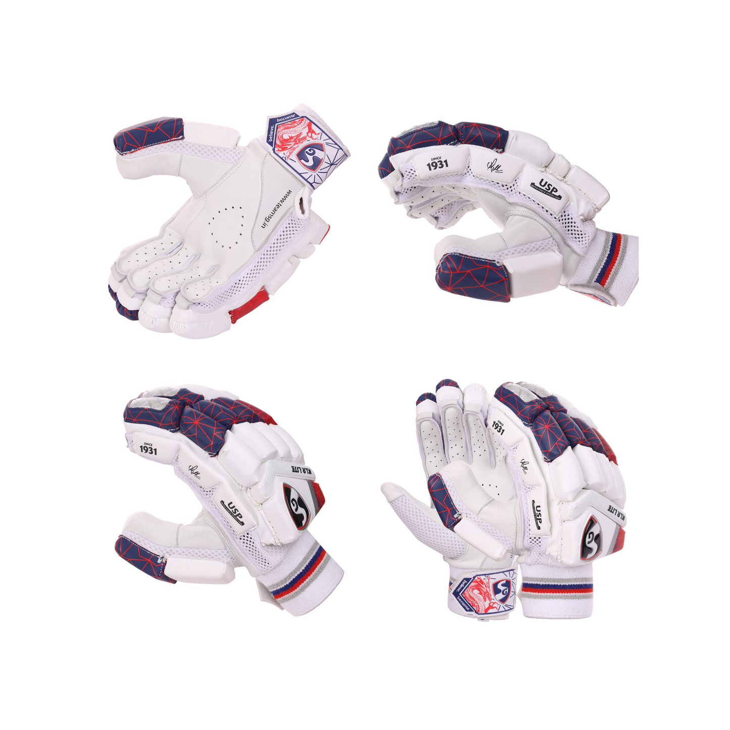 SG KLR Lite Batting Glove  KL Rahul Series