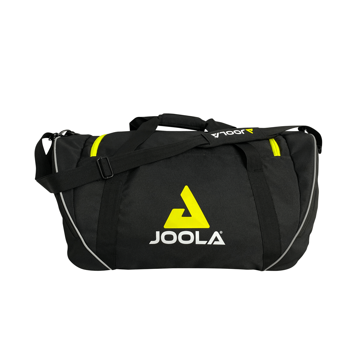 White Background Image: Product image of a Black JOOLA Vision II Duffle Bag. #Black