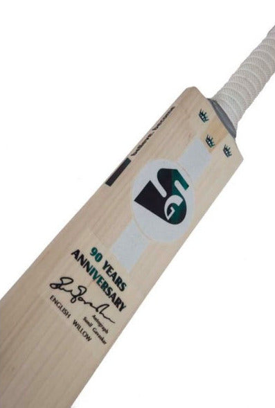 SG 90 YEARS ANNIVERSARY Grade 1 Worlds Finest English Willow Cricket Bat
