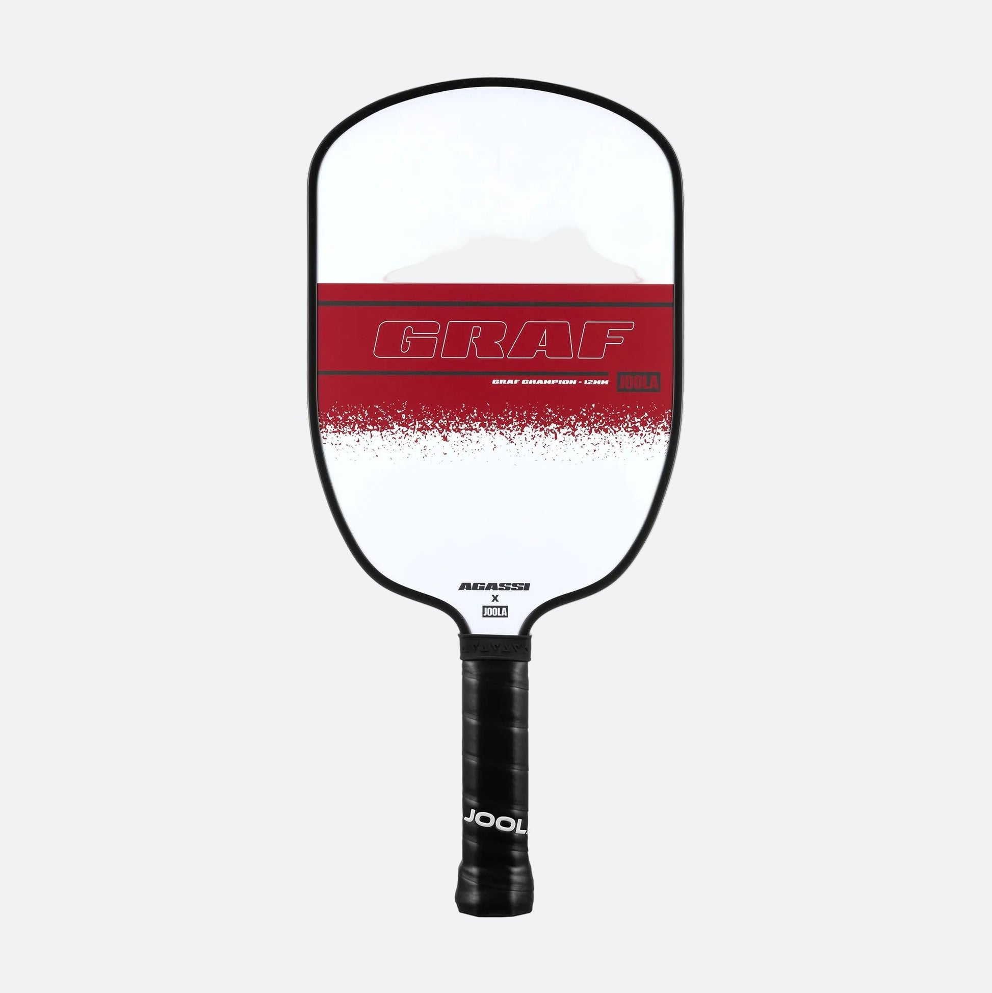 White background, product image of the Agassi x JOOLA Graf Champion Pickleball paddle.