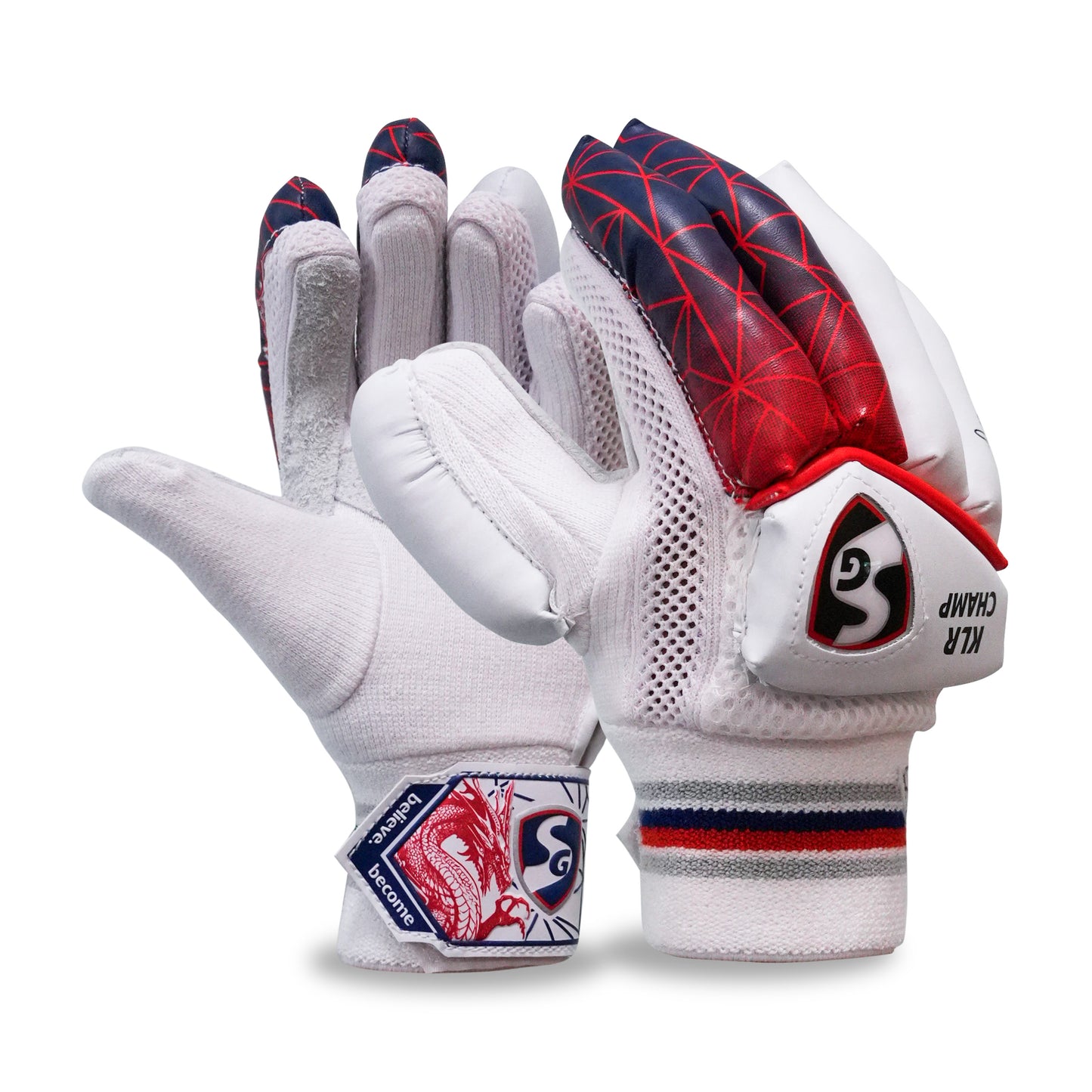 Cricket Kit Set Combo | SG KLR Champ | KW Cricket Bat + Batting Gloves & Pads + Helmet + Elbow Guard + Thigh Pad + Abdo Guard + Wheelie Kit Bag