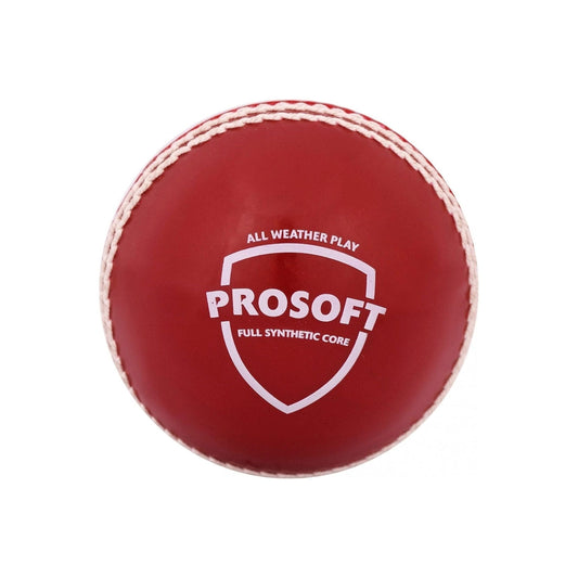 كرة الكريكيت SG Prosoft الاصطناعية - (حمراء)