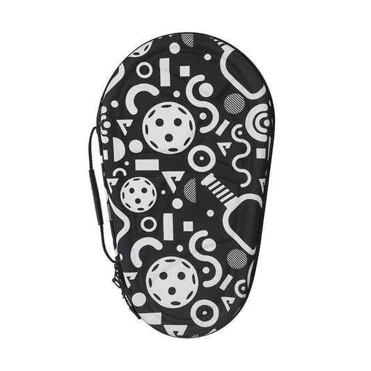Product image of the black and white JOOLA Pro Pickleball Paddle Case #Black/White