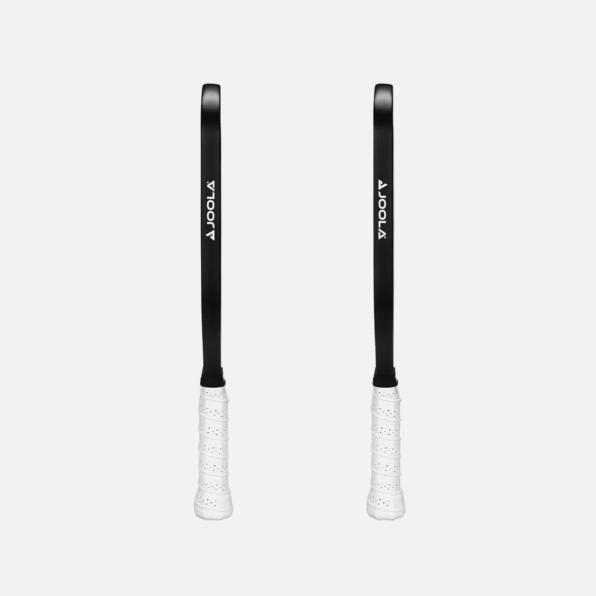 White Background Image: Side view of two JOOLA Vision CGS 16 mm Pickleball paddle.