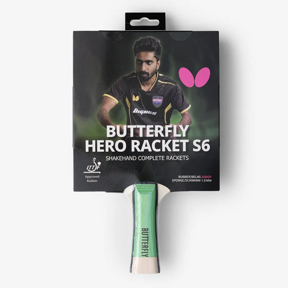Butterfly Hero Racket S6