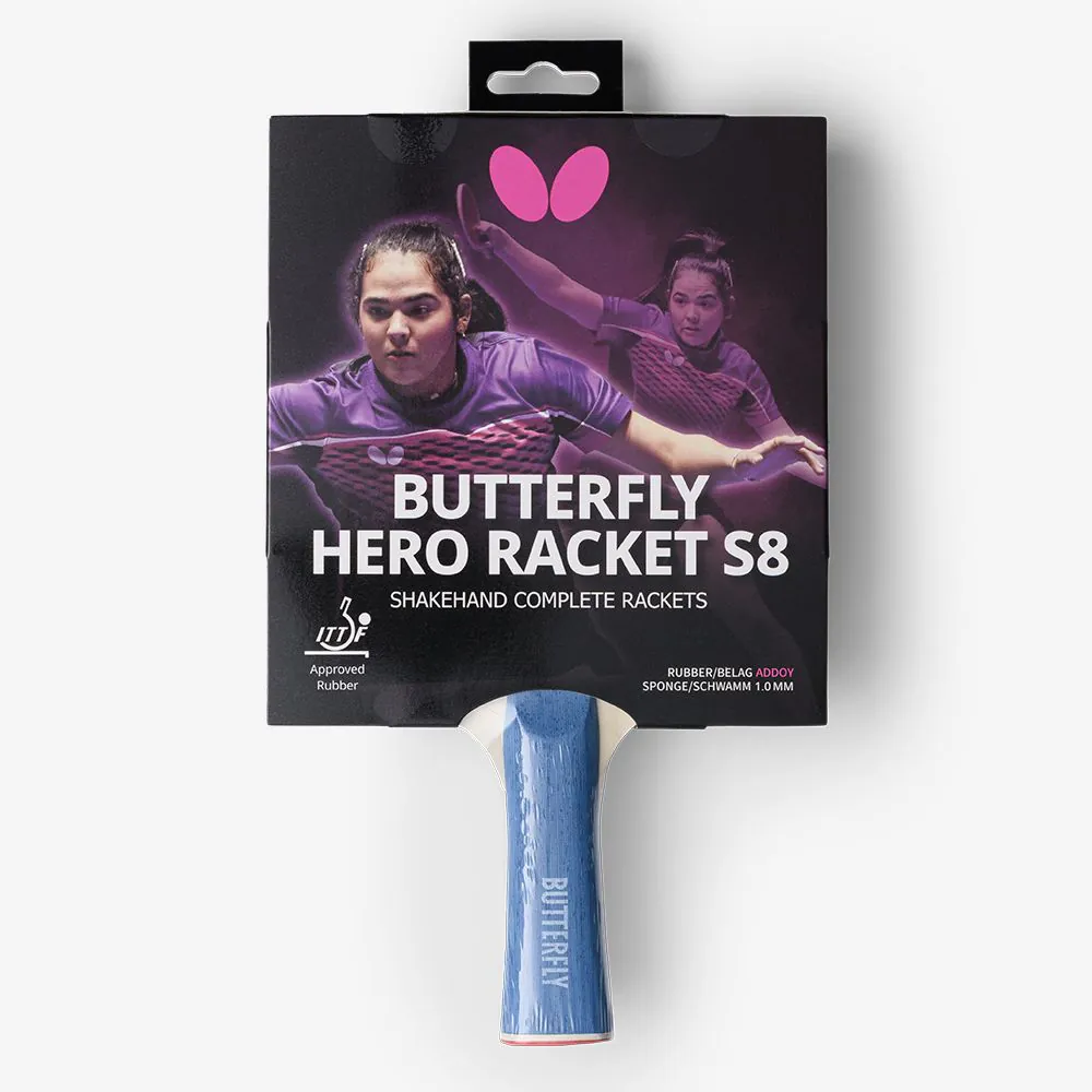 Butterfly Hero Racket S8