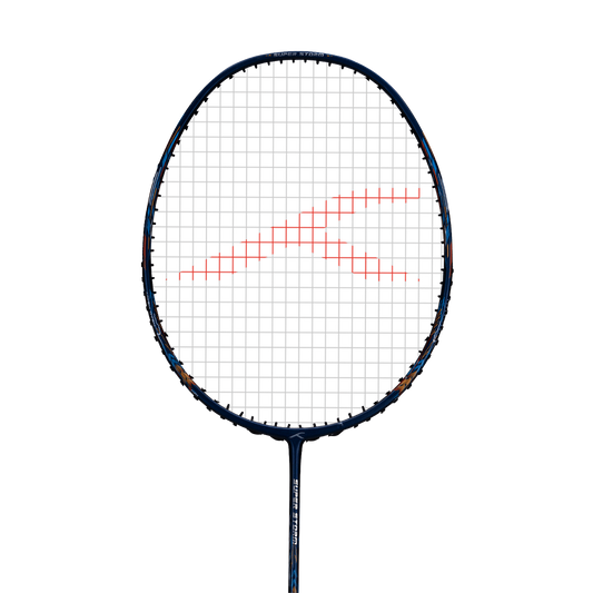 Hundred SuperStorm Strung Badminton Racket (Navy)
